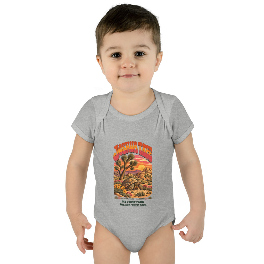 Custom Baby Joshua Tree National Park Desert Tortoise Onesie