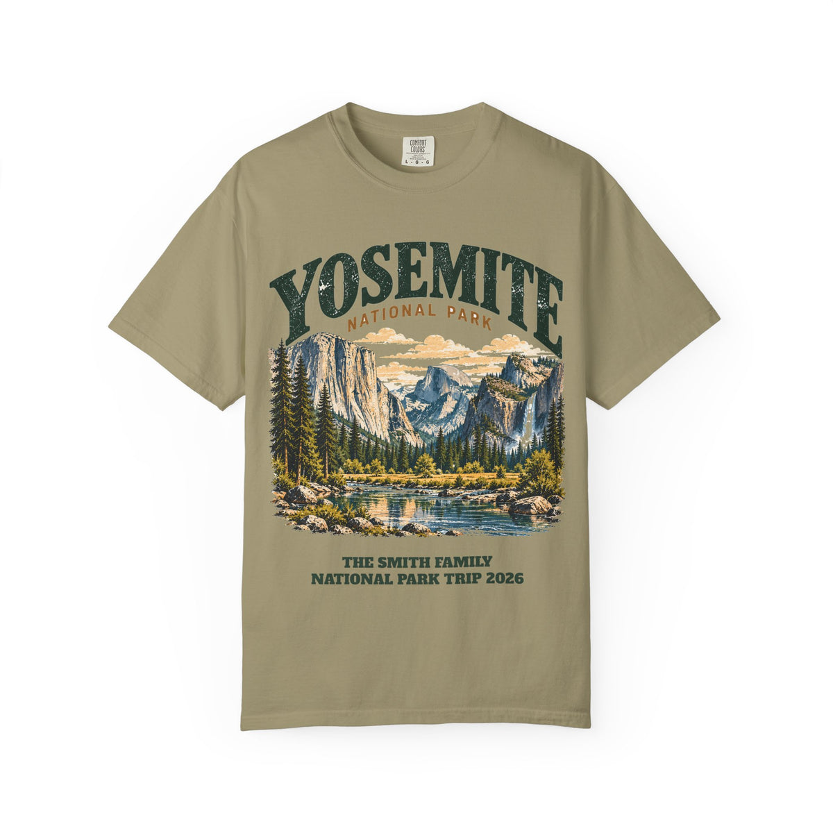Custom Yosemite National Park Family Trip Shirt