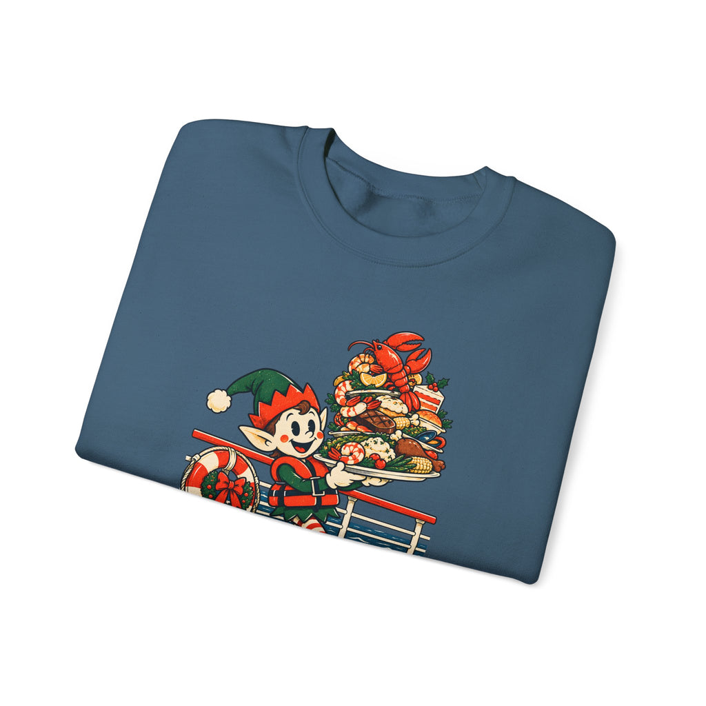 Custom Elf Cruise Buffet Christmas Sweatshirt