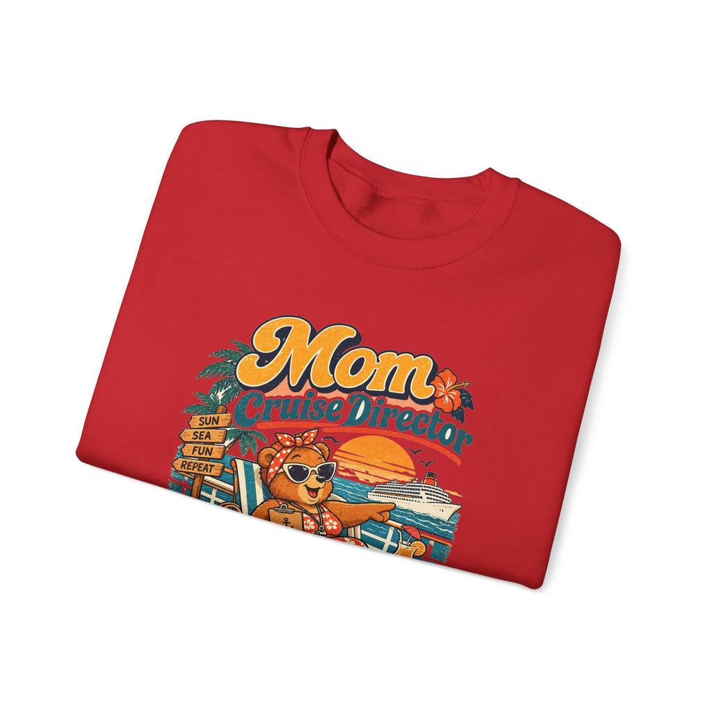 Custom Mom Cruise Director Family Cruise Sweatshirt