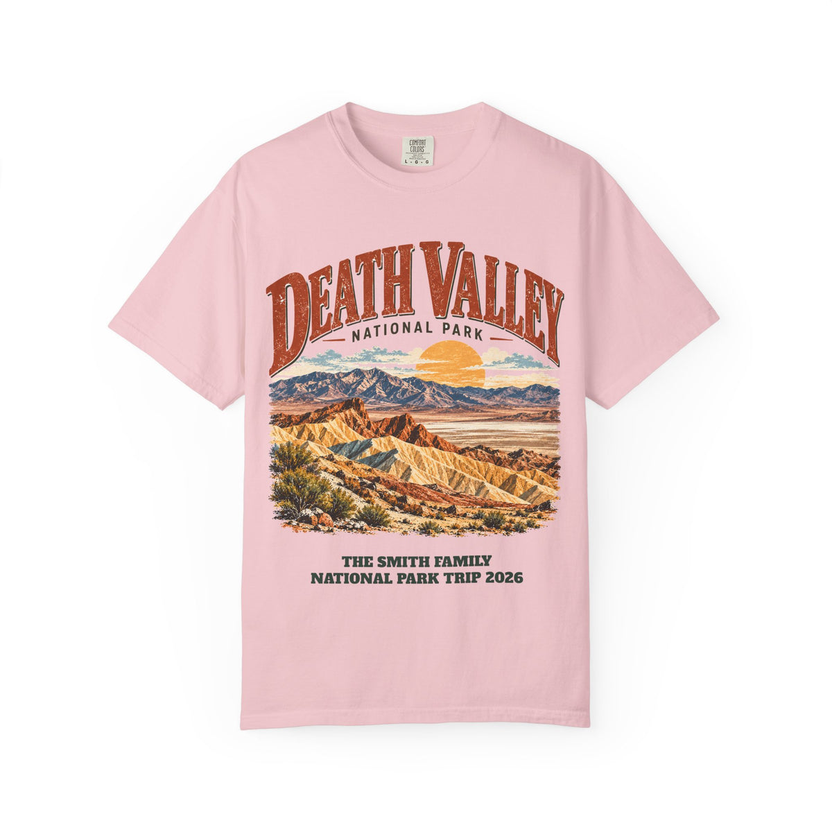 Custom Death Valley National Park Family Trip Shirt