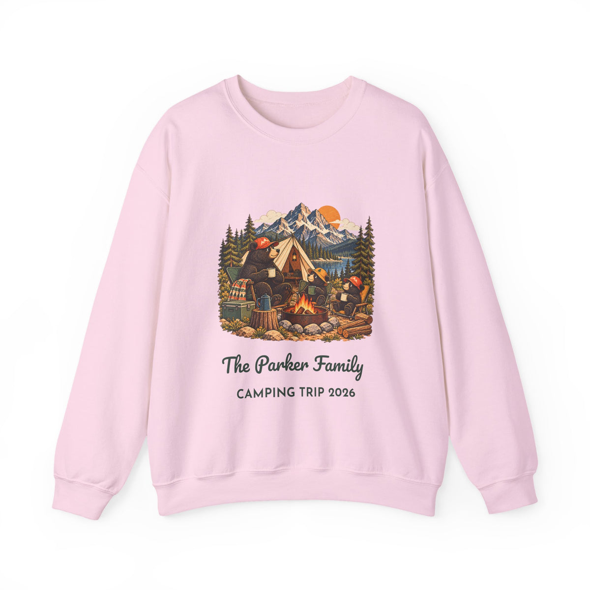 Custom Bear Campfire Sweatshirt