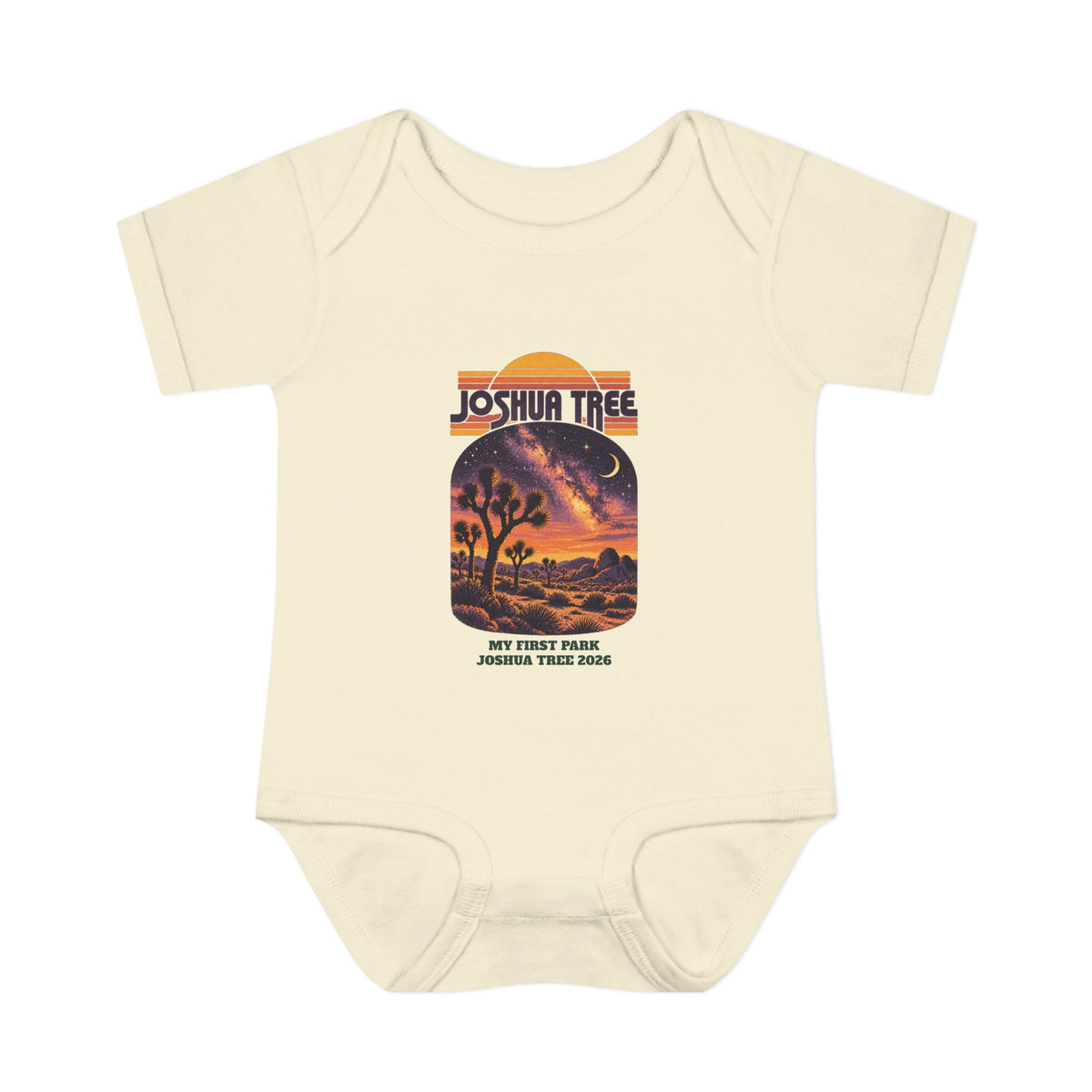 Custom Baby Joshua Tree National Park Night Sky Onesie