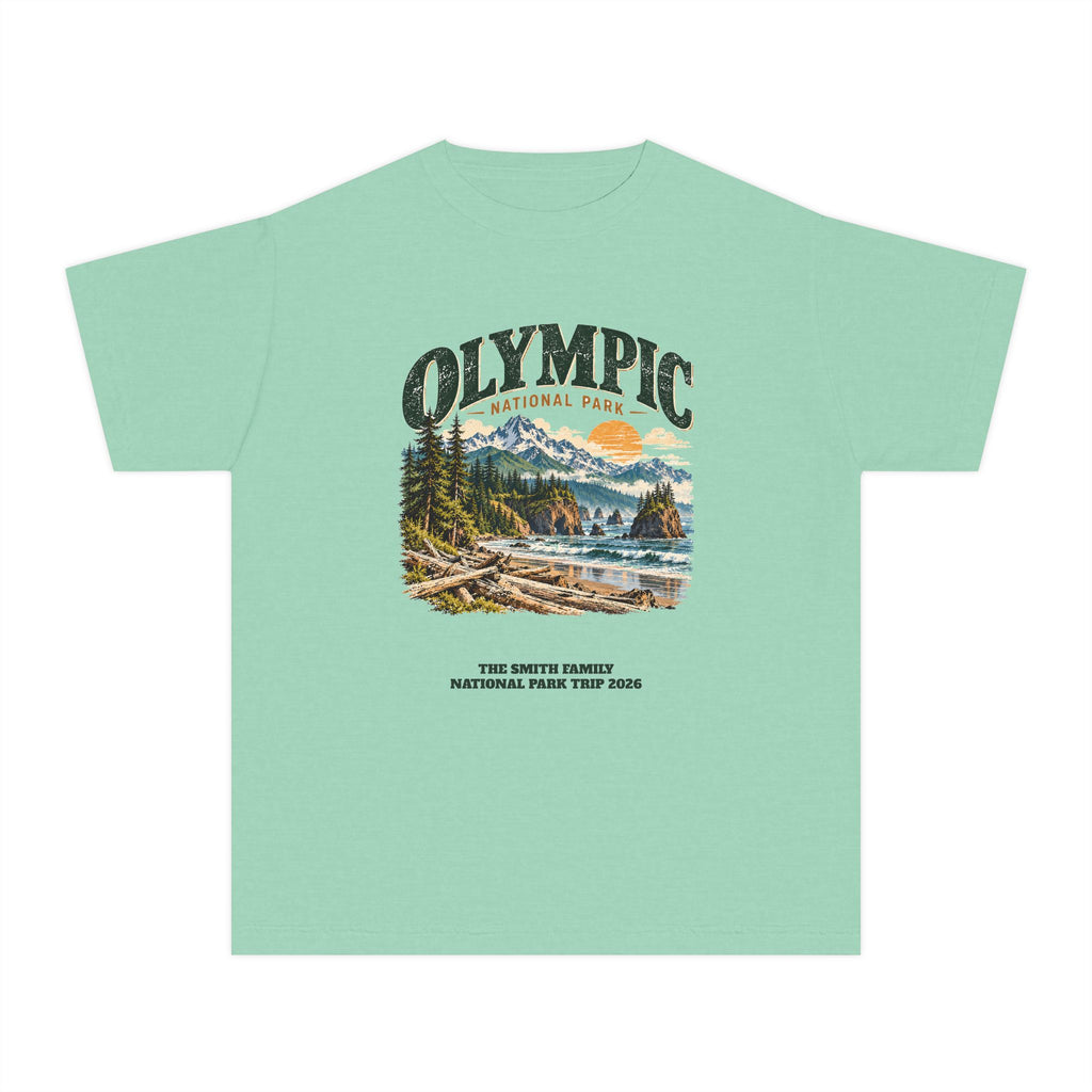 Custom Kids Olympic National Park Shirt