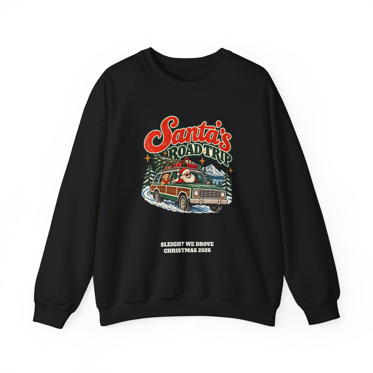 Custom Santa's Road Trip Christmas Sweatshirt