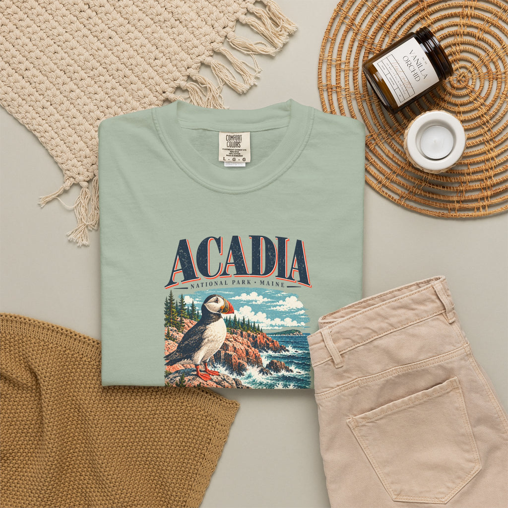 Custom Acadia National Park Puffin Shirt
