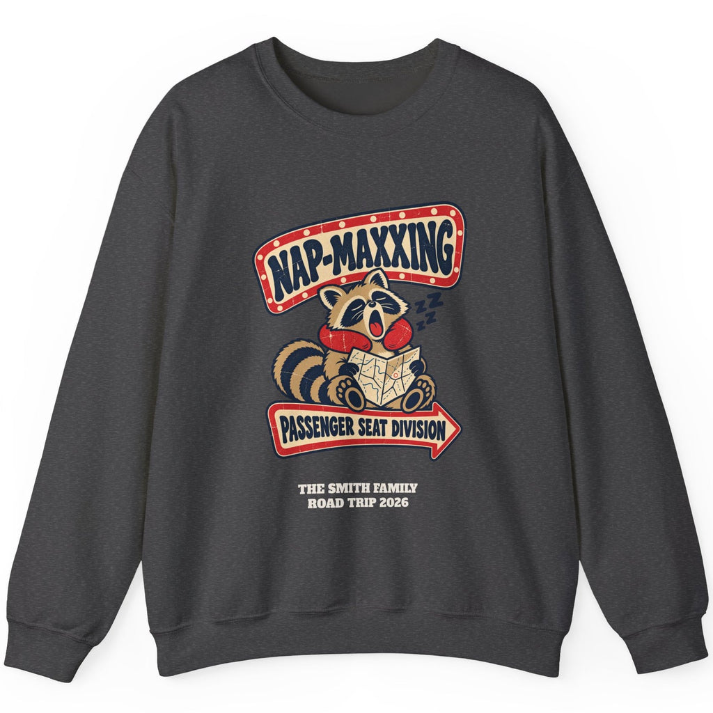 Custom Nap-Maxxing Road Trip Sweatshirt