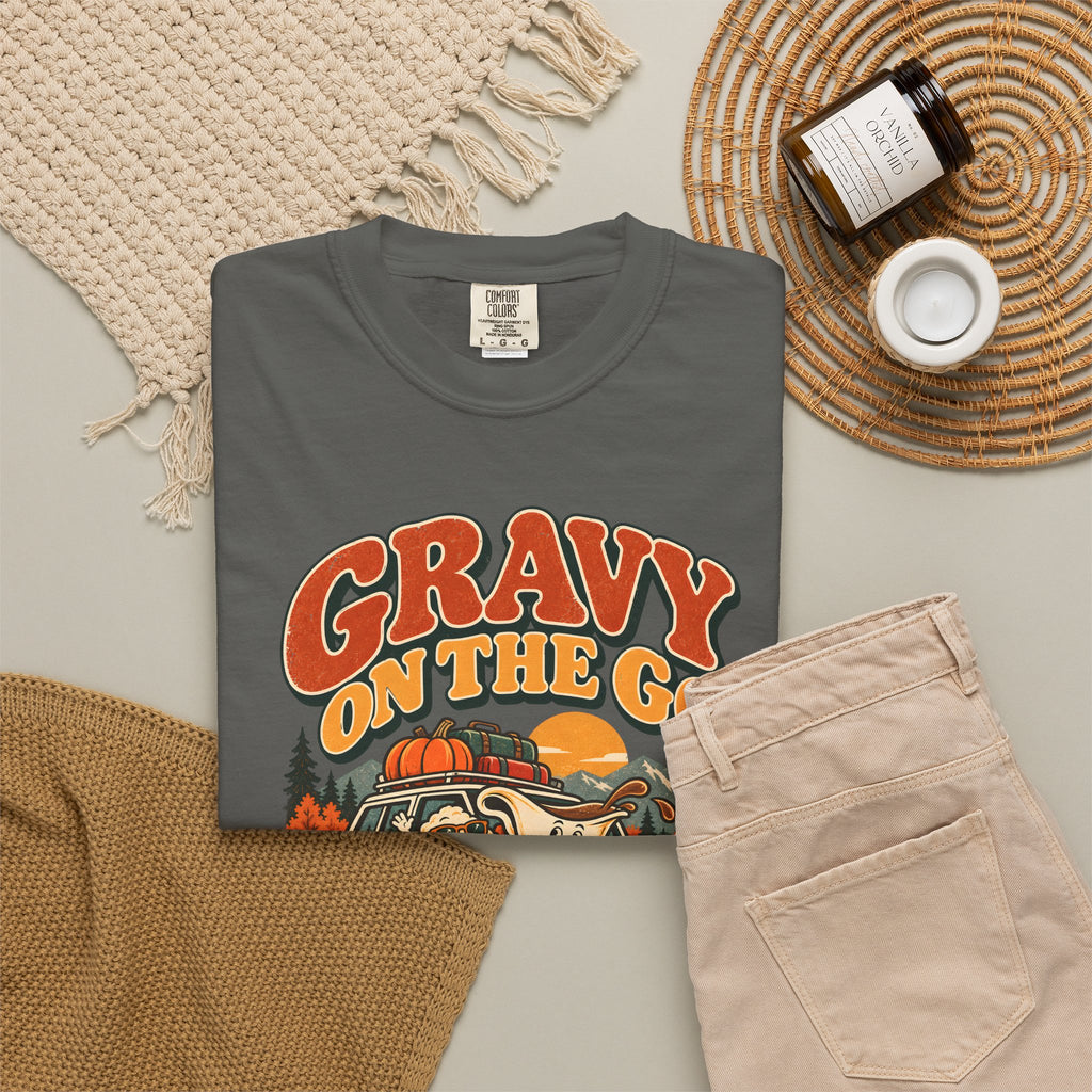 Custom Gravy On The Go Thanksgiving Road Trip Shirt