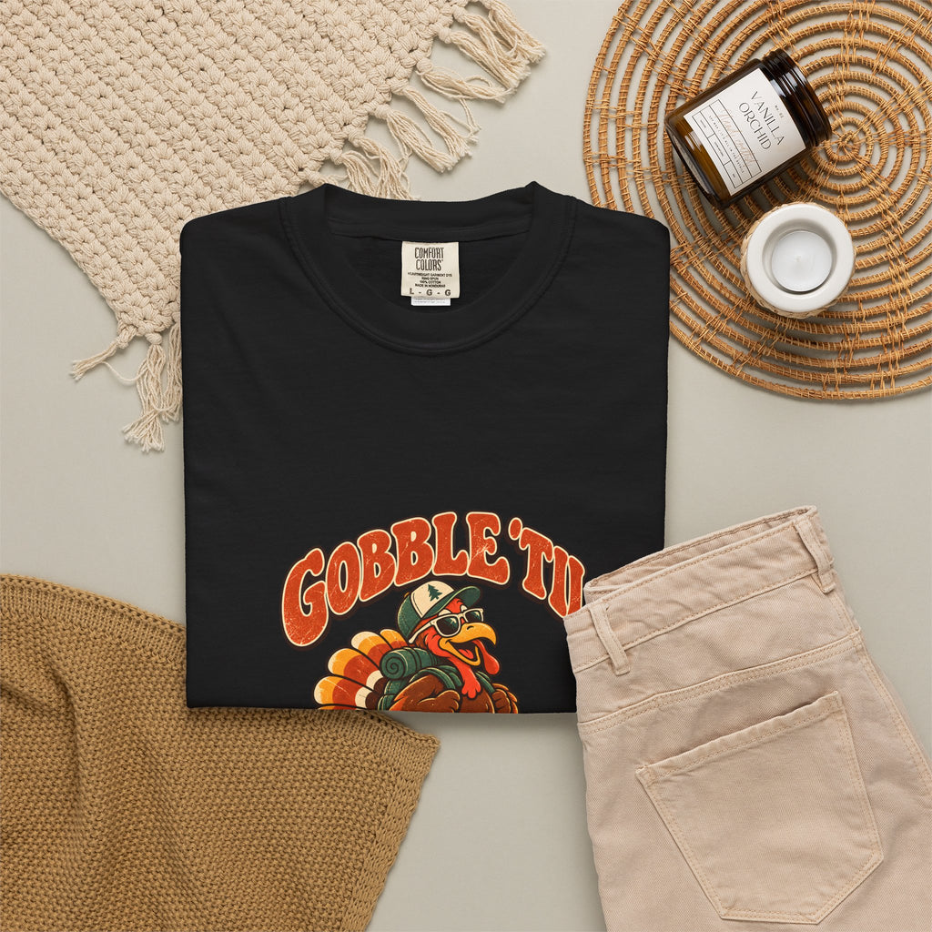 Custom Gobble 'Til You Wobble Thanksgiving Shirt