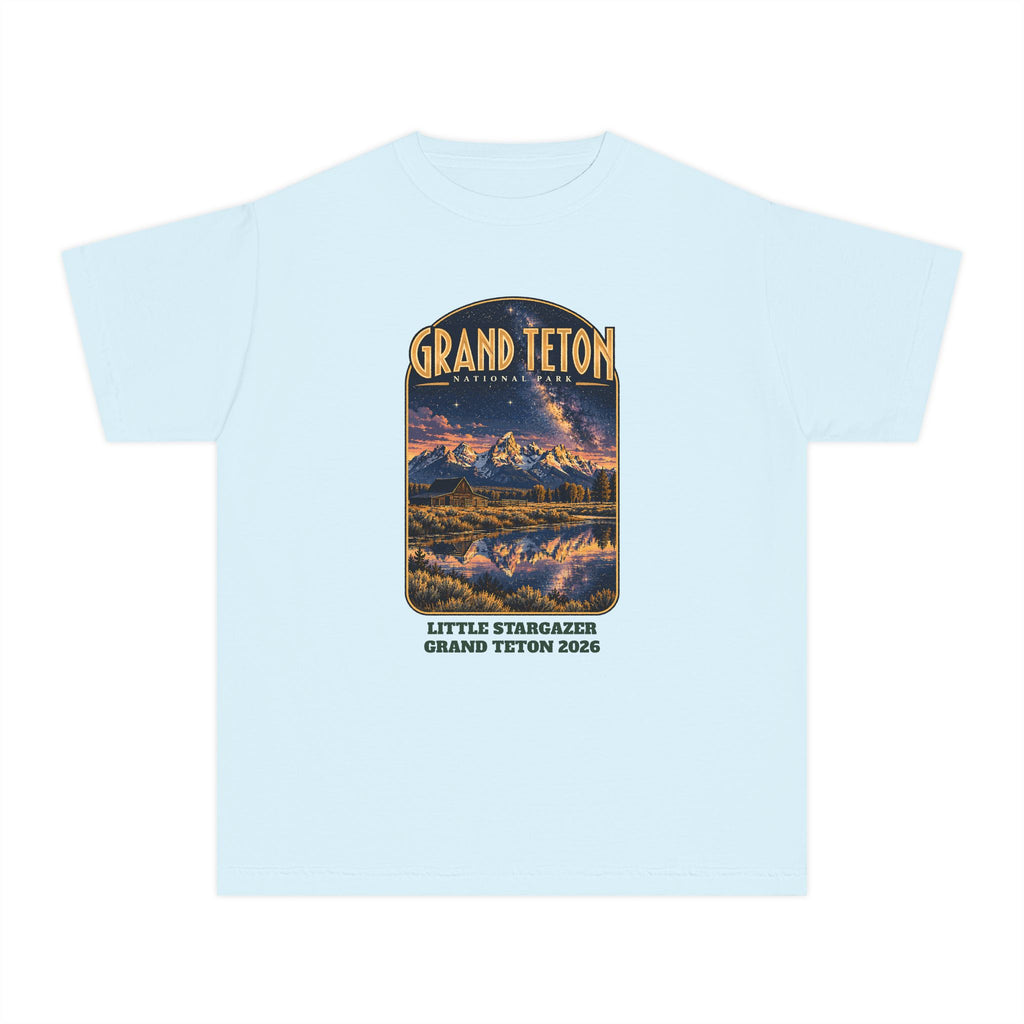 Custom Kids Grand Teton National Park Night Sky Shirt