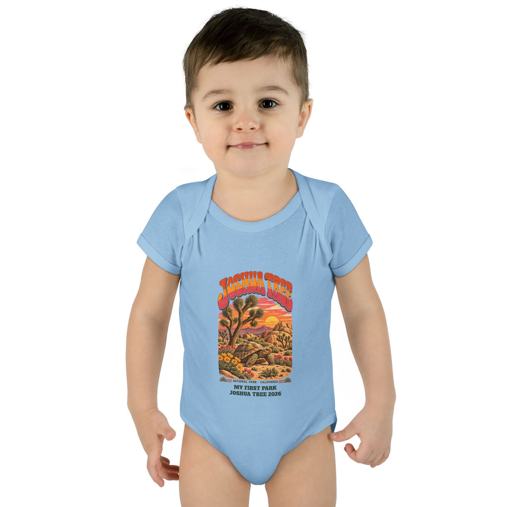 Custom Baby Joshua Tree National Park Desert Tortoise Onesie