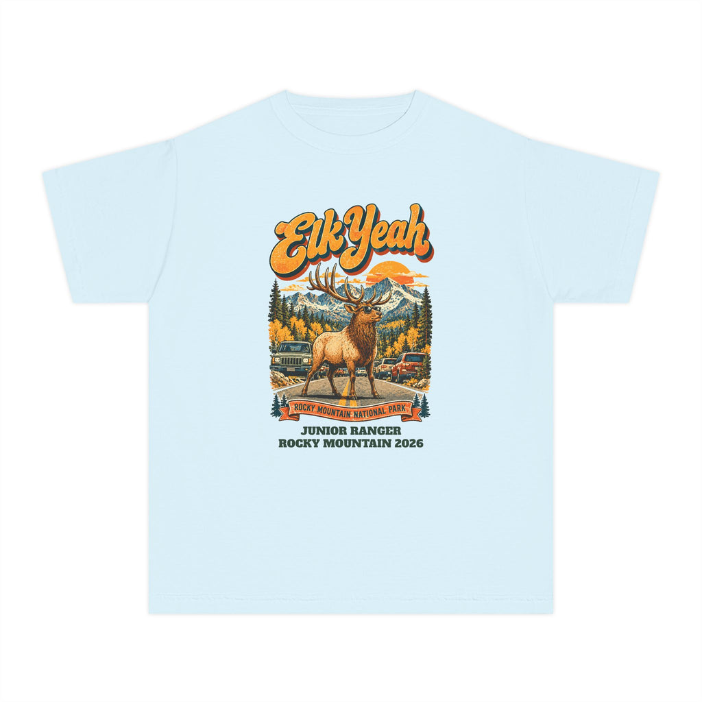 Custom Kids Rocky Mountain National Park Elk Yeah Shirt