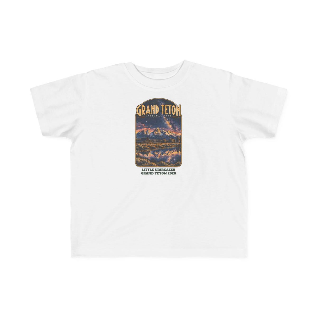 Custom Toddler Grand Teton National Park Night Sky Shirt