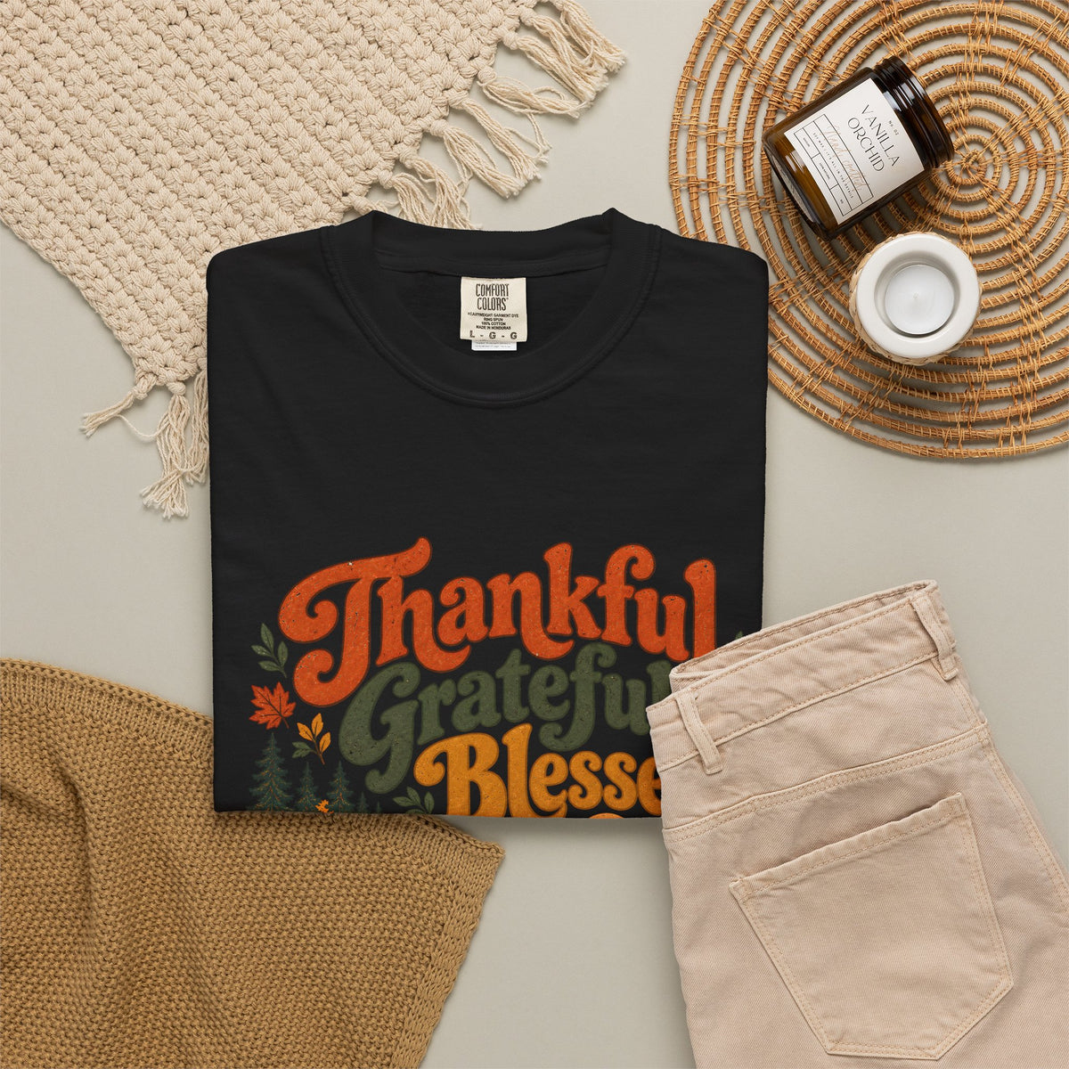 Custom Thankful Grateful Blessed Thanksgiving Road Trip Shirt
