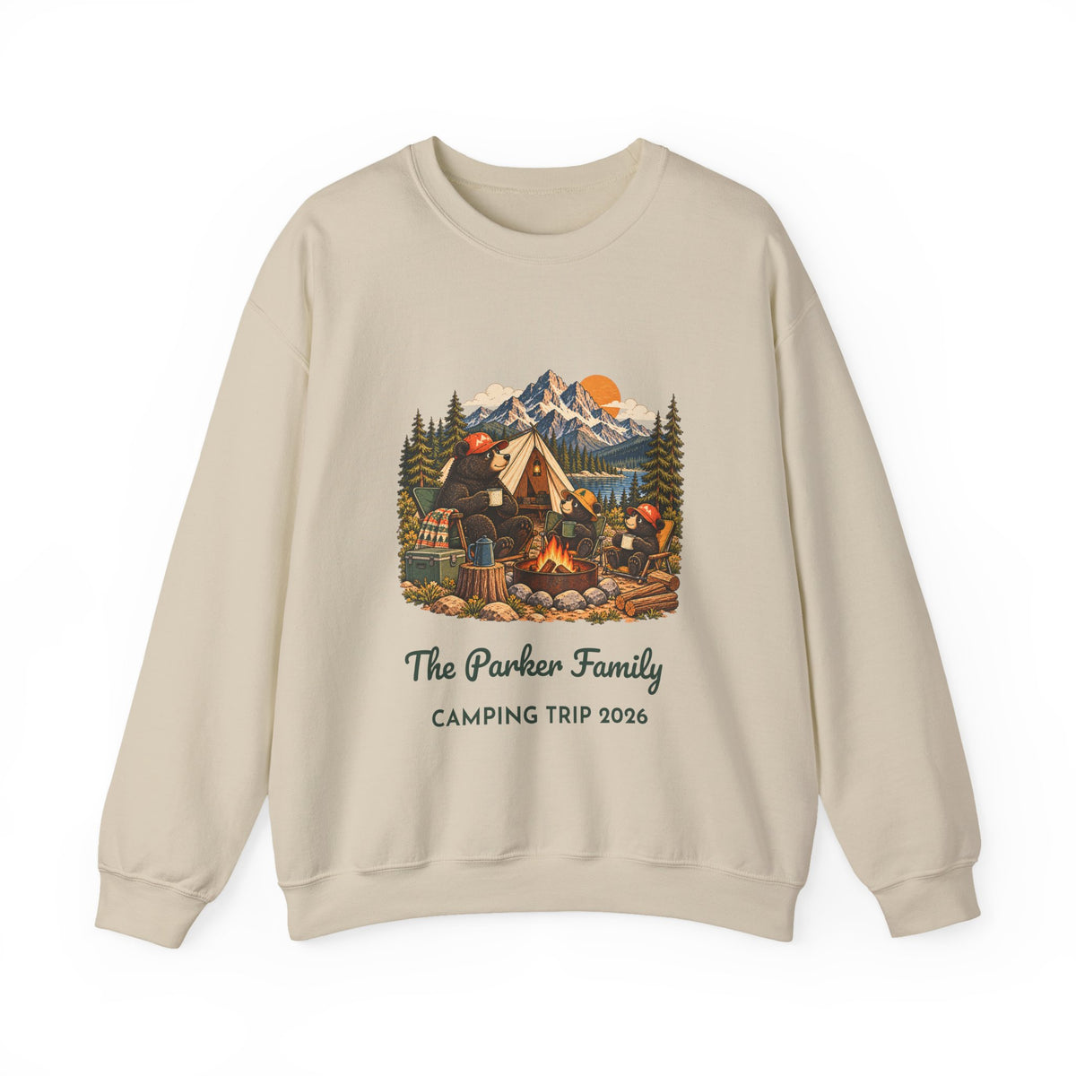 Custom Bear Campfire Sweatshirt