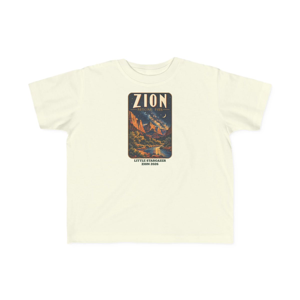 Custom Toddler Zion National Park Night Sky Shirt