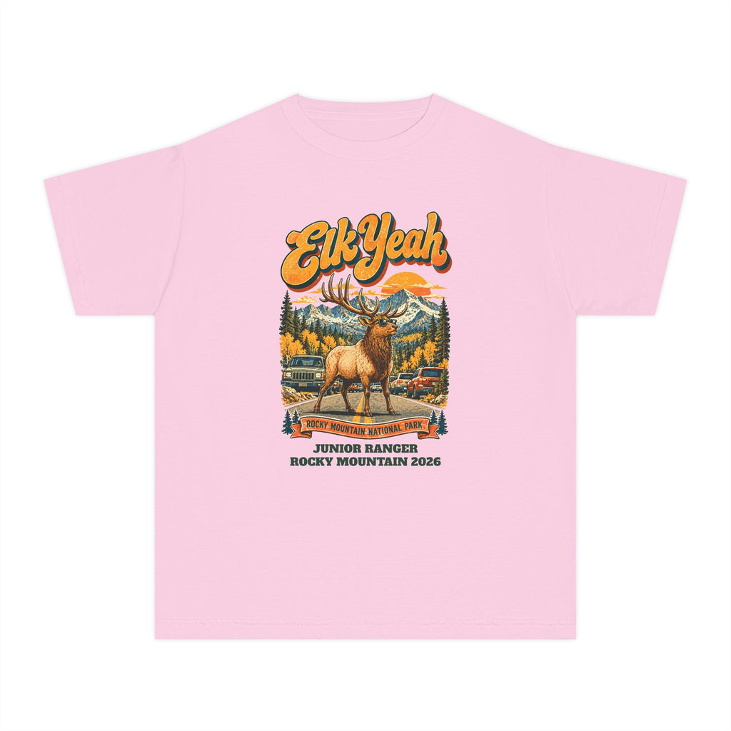 Custom Kids Rocky Mountain National Park Elk Yeah Shirt
