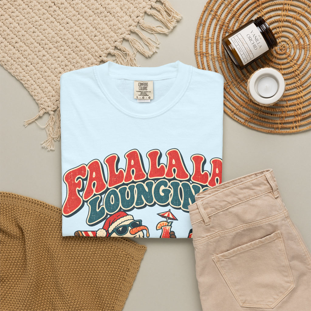 Custom Fa La La Lounging Family Christmas Cruise Shirt