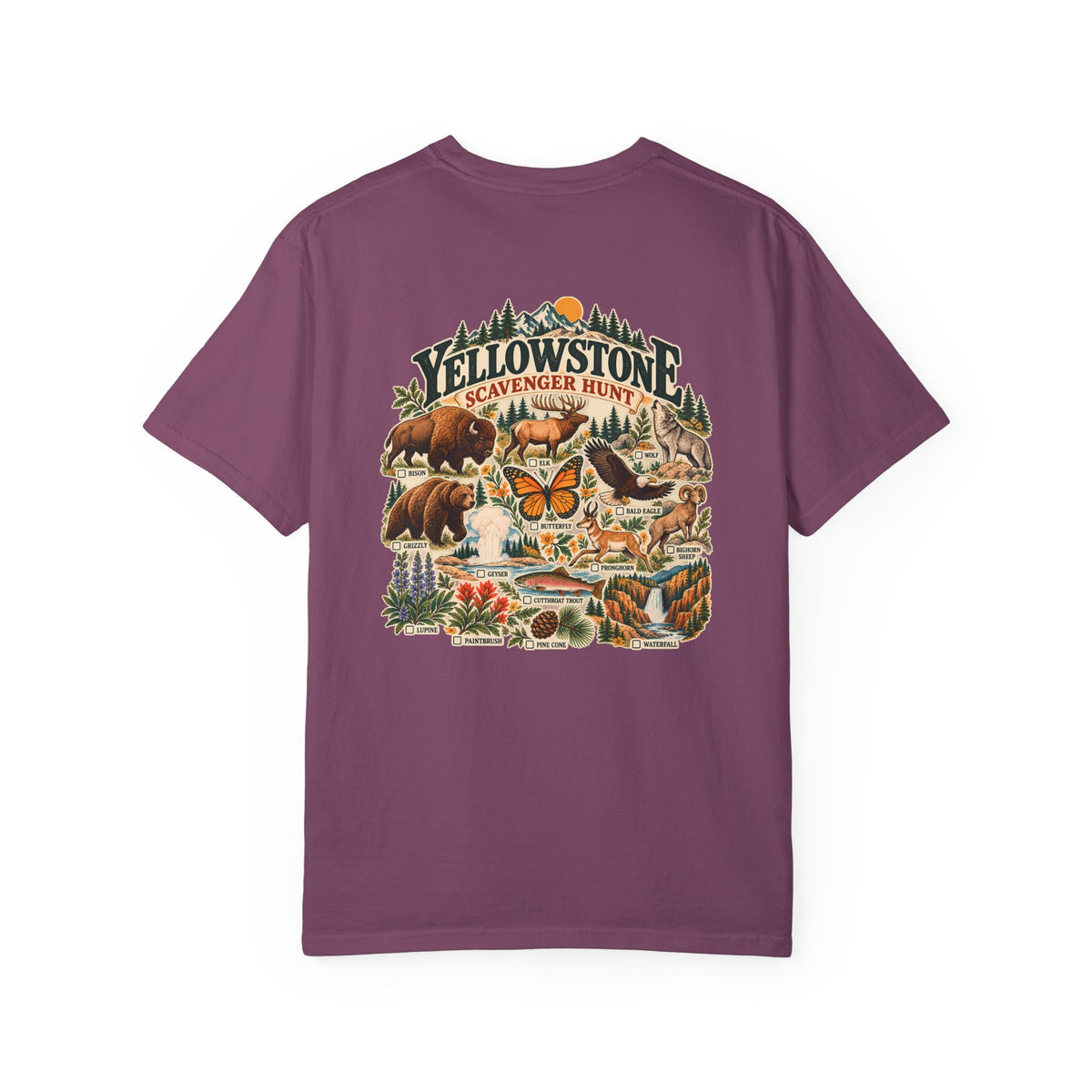 Custom Yellowstone Scavenger Hunt Tee