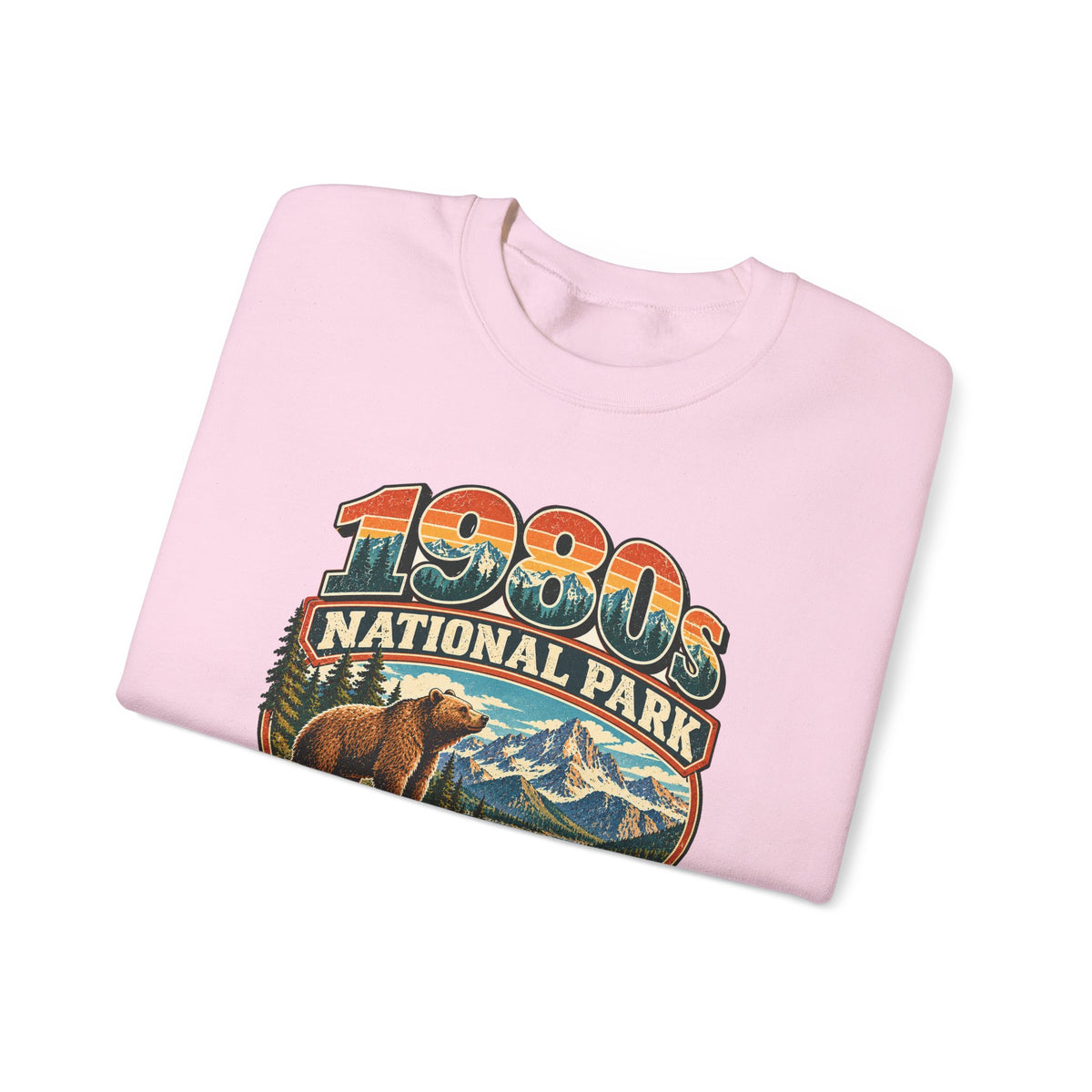 Custom 1980s National Park Family Trip Sweatshirt