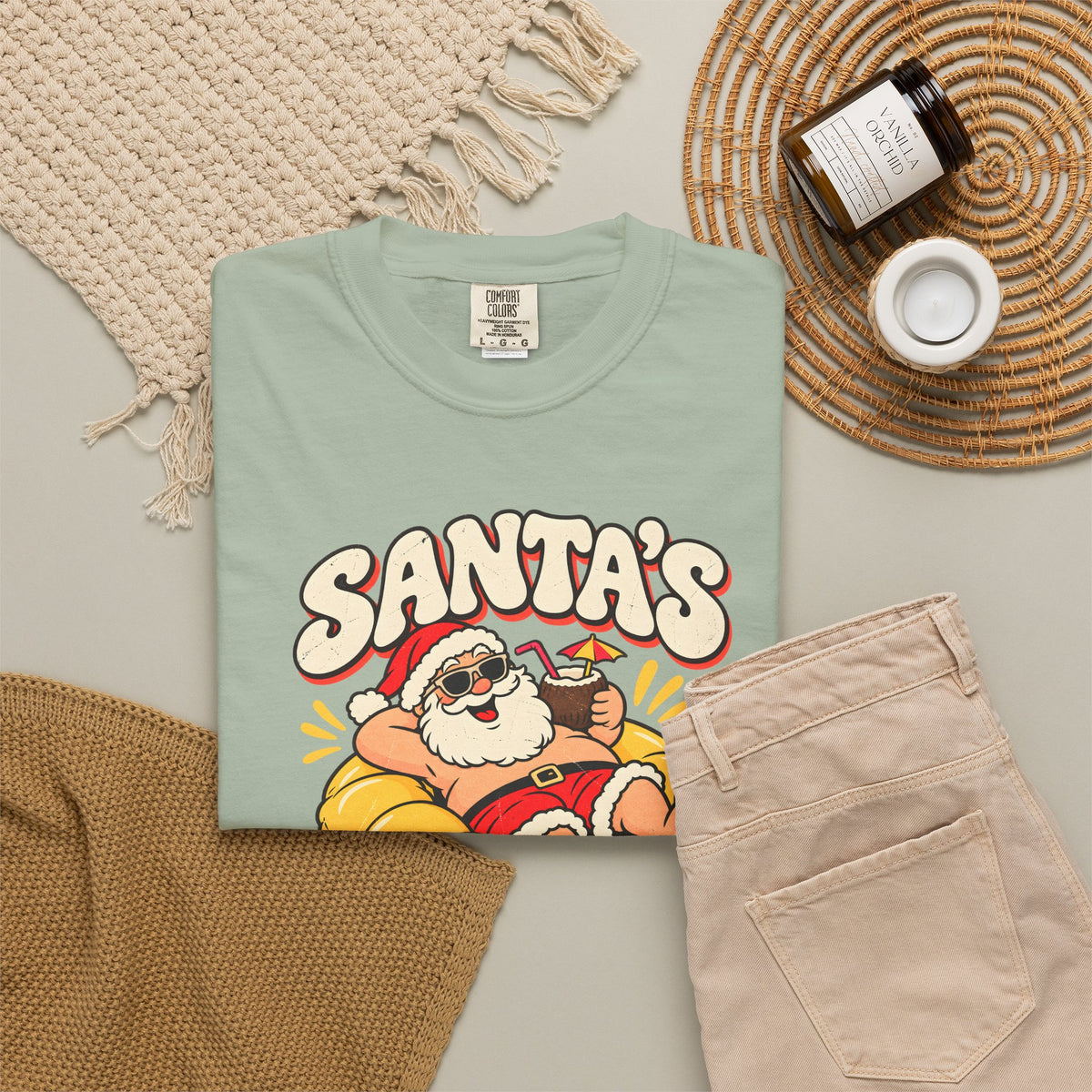 Custom Santa's Out Of Office Christmas Shirt