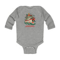Custom Baby Christmas Cruise Ship Long Sleeve Onesie