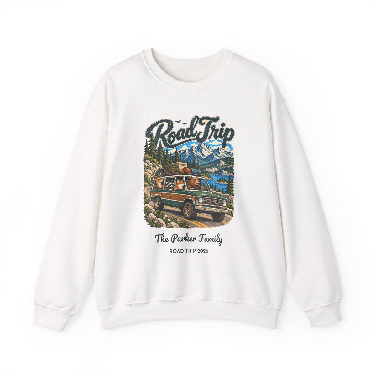 Custom Family Road Trip Sweatshirt