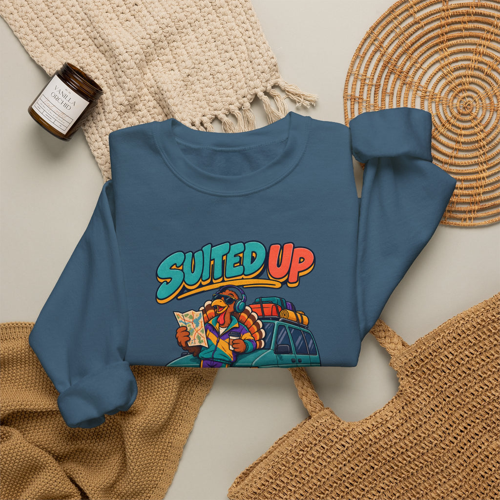 Custom Suited Up For The Thanksgiving Drive Sweatshirt