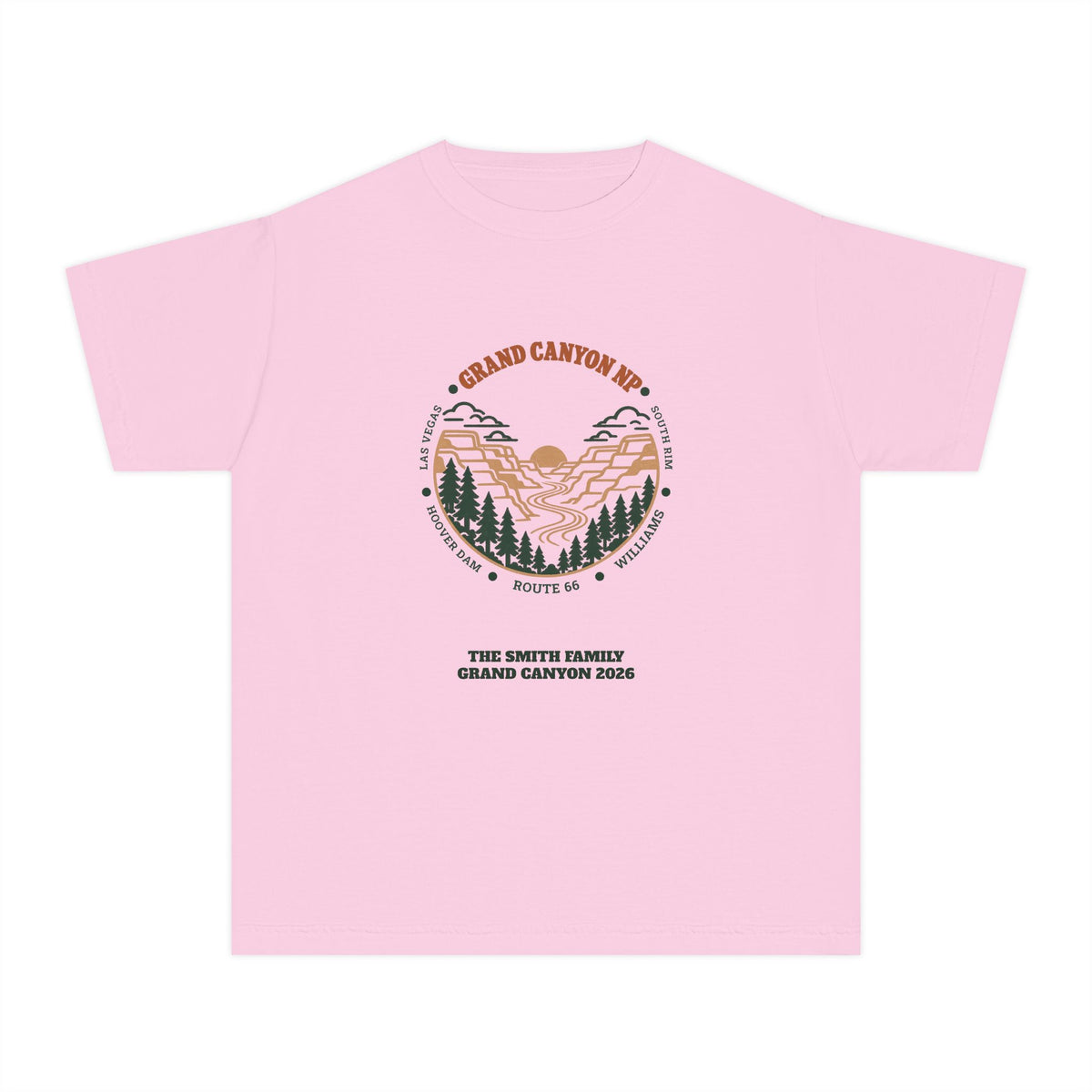Custom Kids Grand Canyon Road Trip Shirt