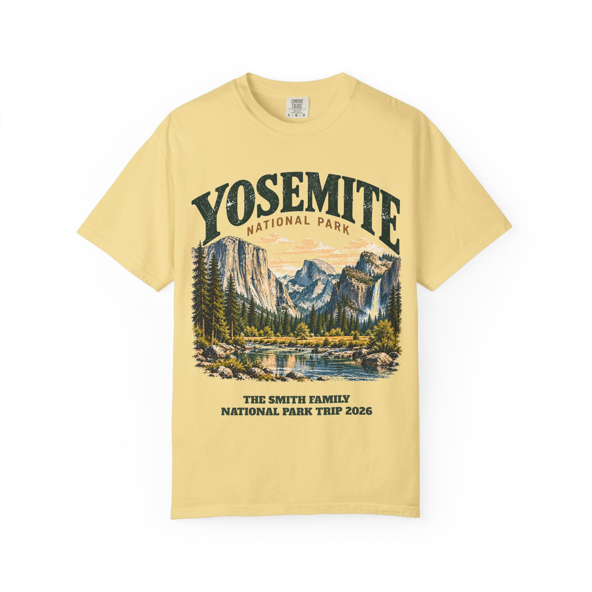 Custom Yosemite National Park Family Trip Shirt