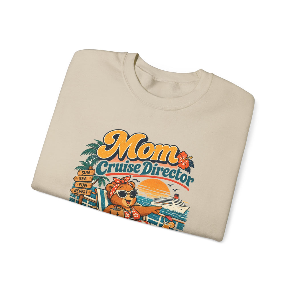 Custom Mom Cruise Director Family Cruise Sweatshirt