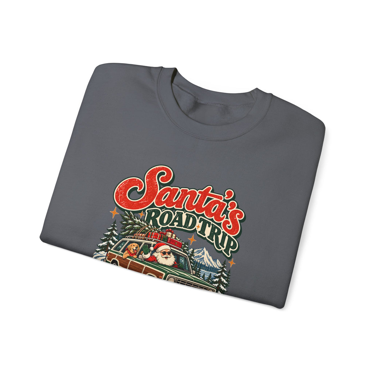 Custom Santa's Road Trip Christmas Sweatshirt