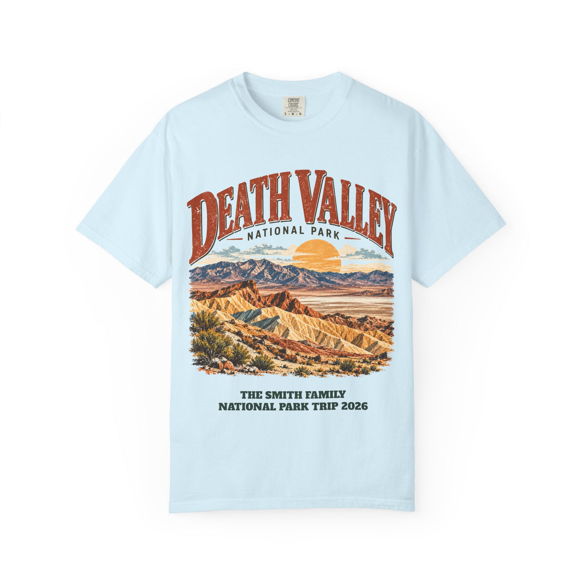 Custom Death Valley National Park Family Trip Shirt