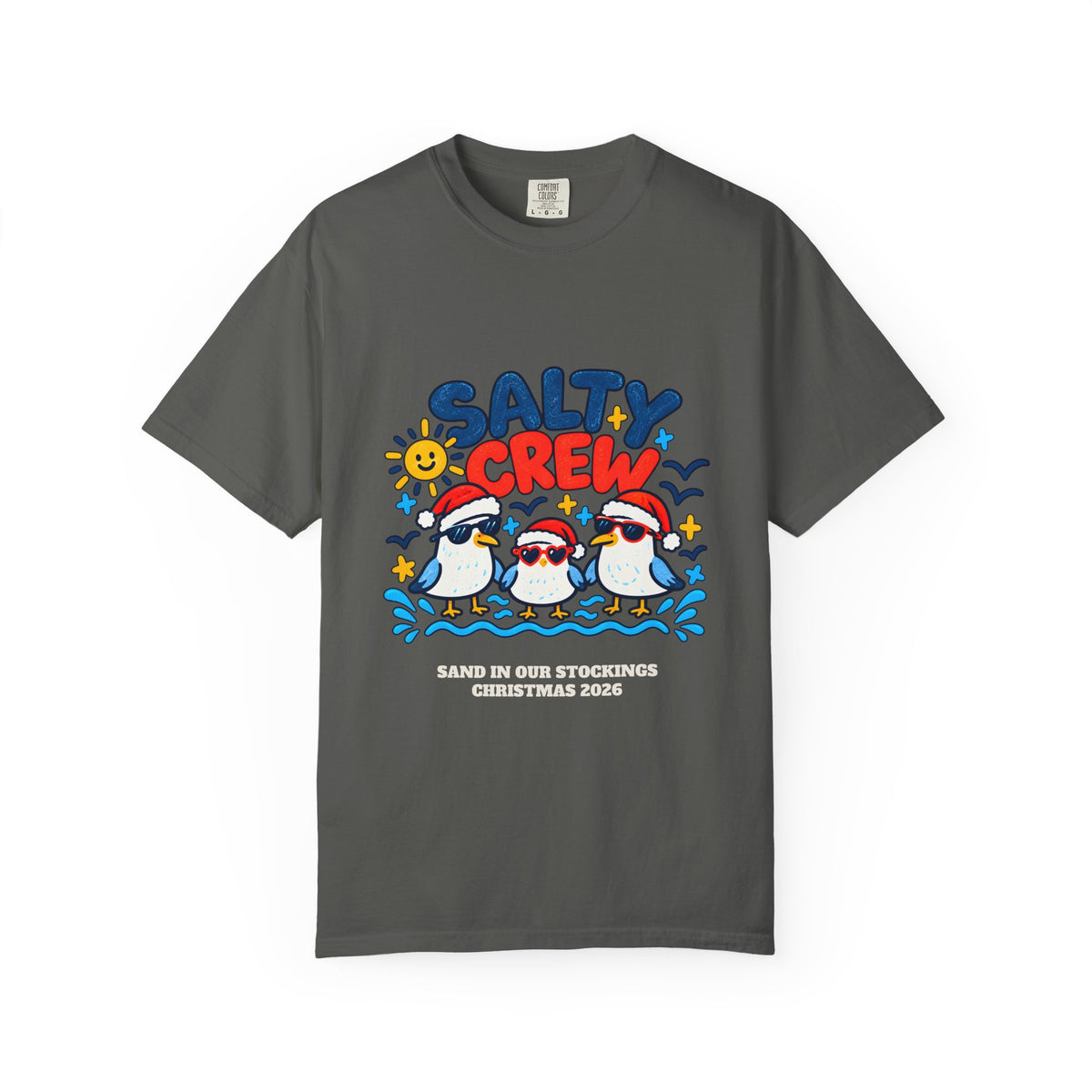 Custom Salty Crew Beach Christmas Shirt