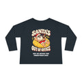 Custom Toddler Santa's Out Of Office Christmas Long Sleeve Shirt