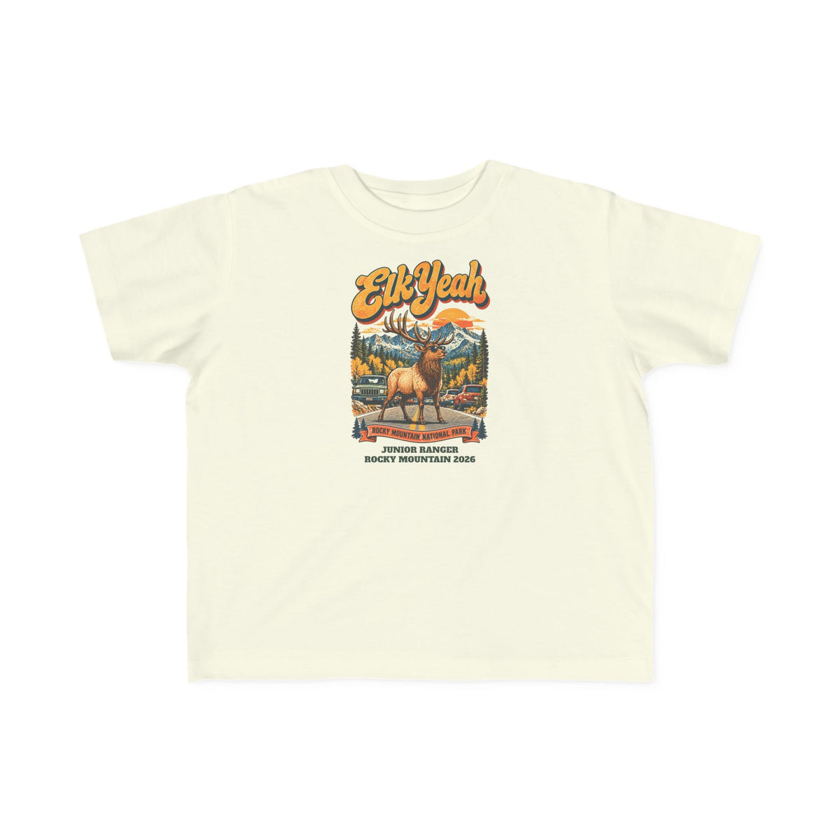 Custom Toddler Rocky Mountain National Park Elk Yeah Shirt