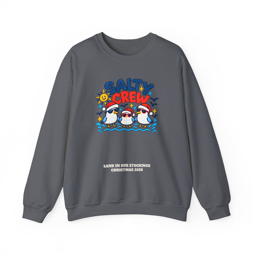 Custom Salty Crew Beach Christmas Sweatshirt