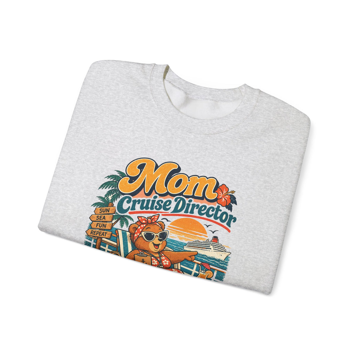Custom Mom Cruise Director Family Cruise Sweatshirt