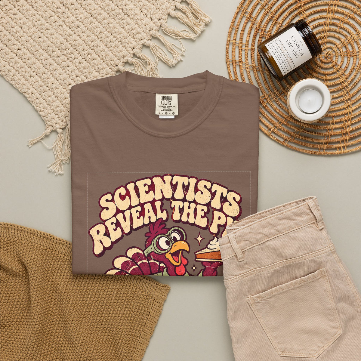 Custom Thanksgiving Pie Research Team Shirt