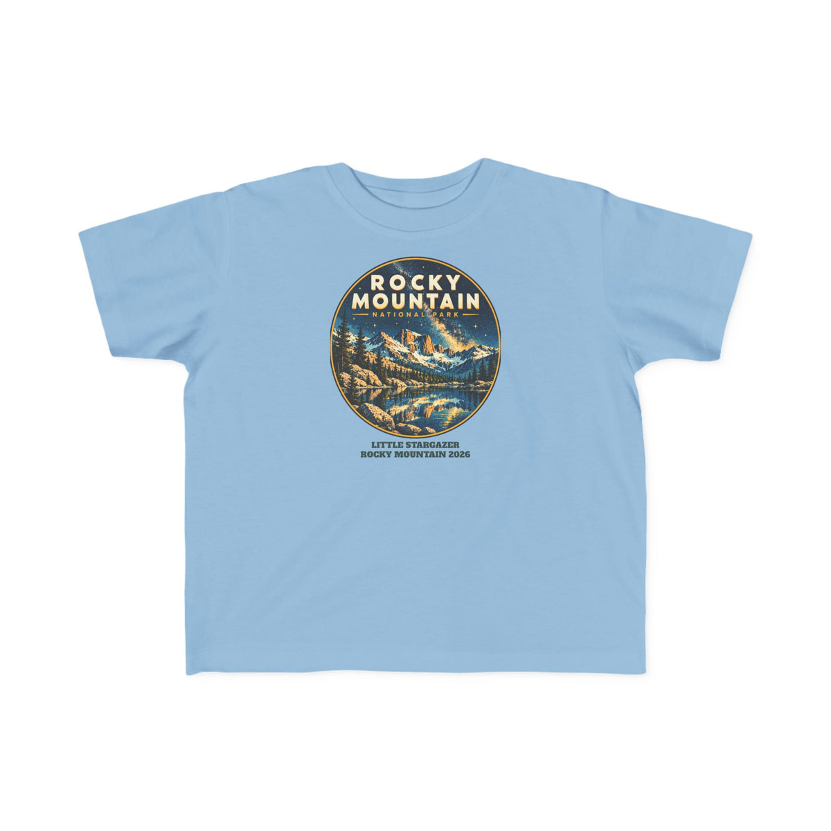 Custom Toddler Rocky Mountain National Park Night Sky Shirt