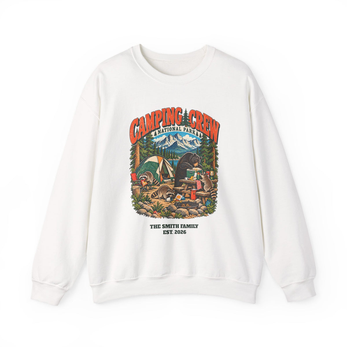 Custom Camping Crew Family Camping Sweatshirt