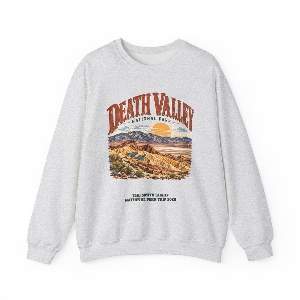 Custom Death Valley National Park Family Trip Sweatshirt