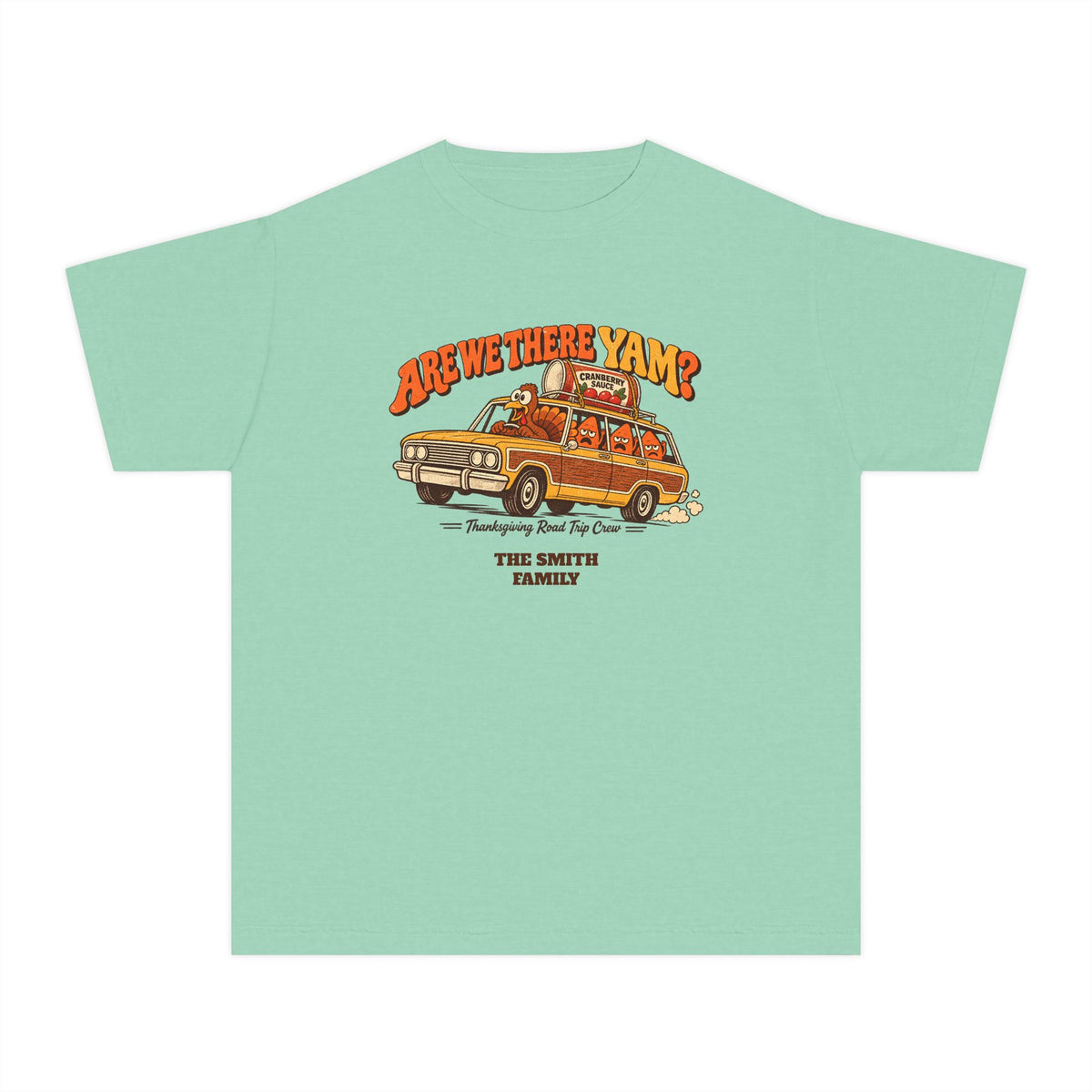 Custom Kids Are We There Yam Thanksgiving Shirt