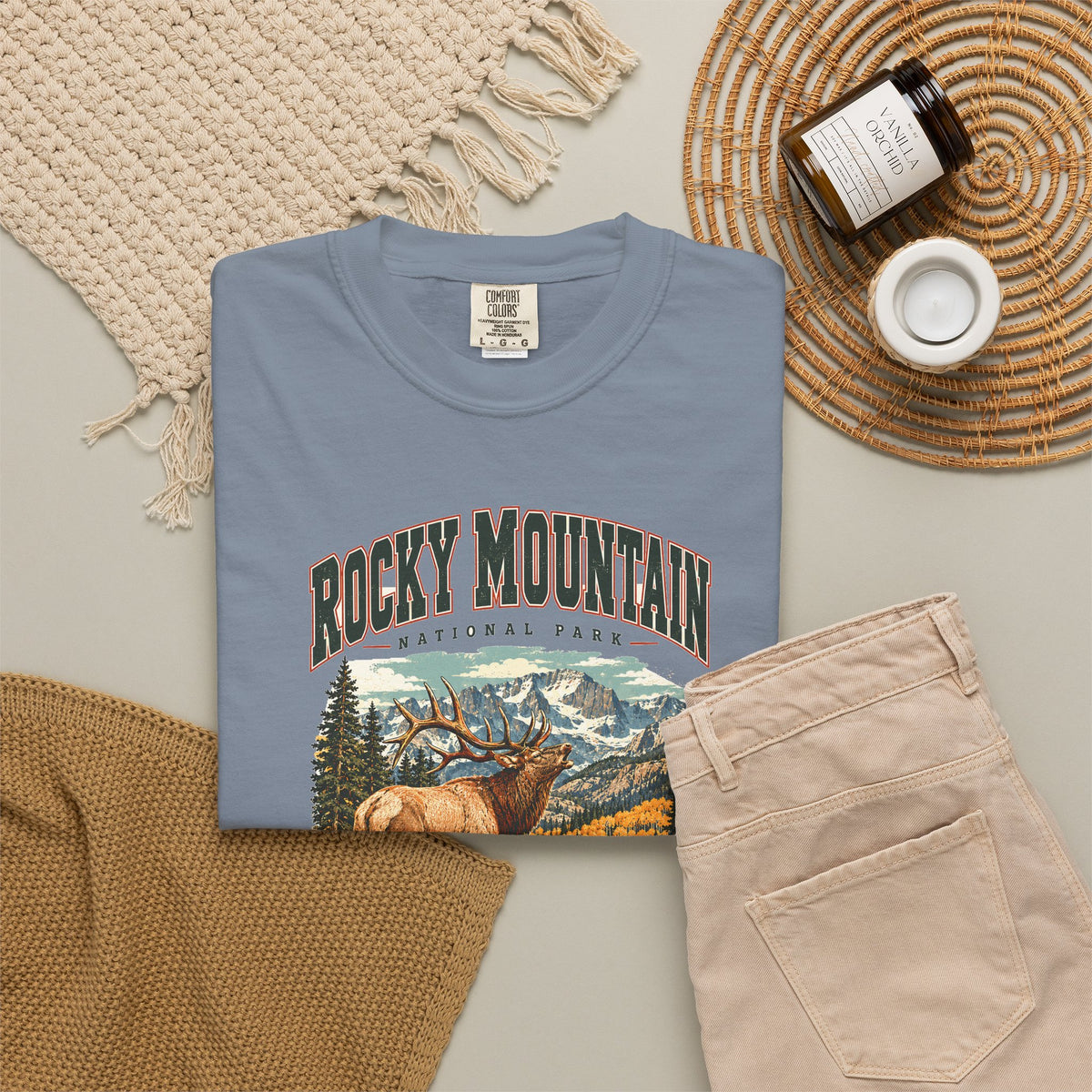 Custom Rocky Mountain National Park Elk Shirt