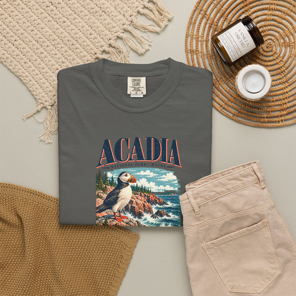 Custom Acadia National Park Puffin Shirt