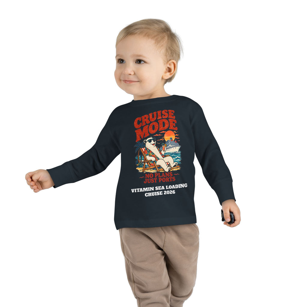 Custom Toddler Cruise Mode Family Cruise Long Sleeve Shirt