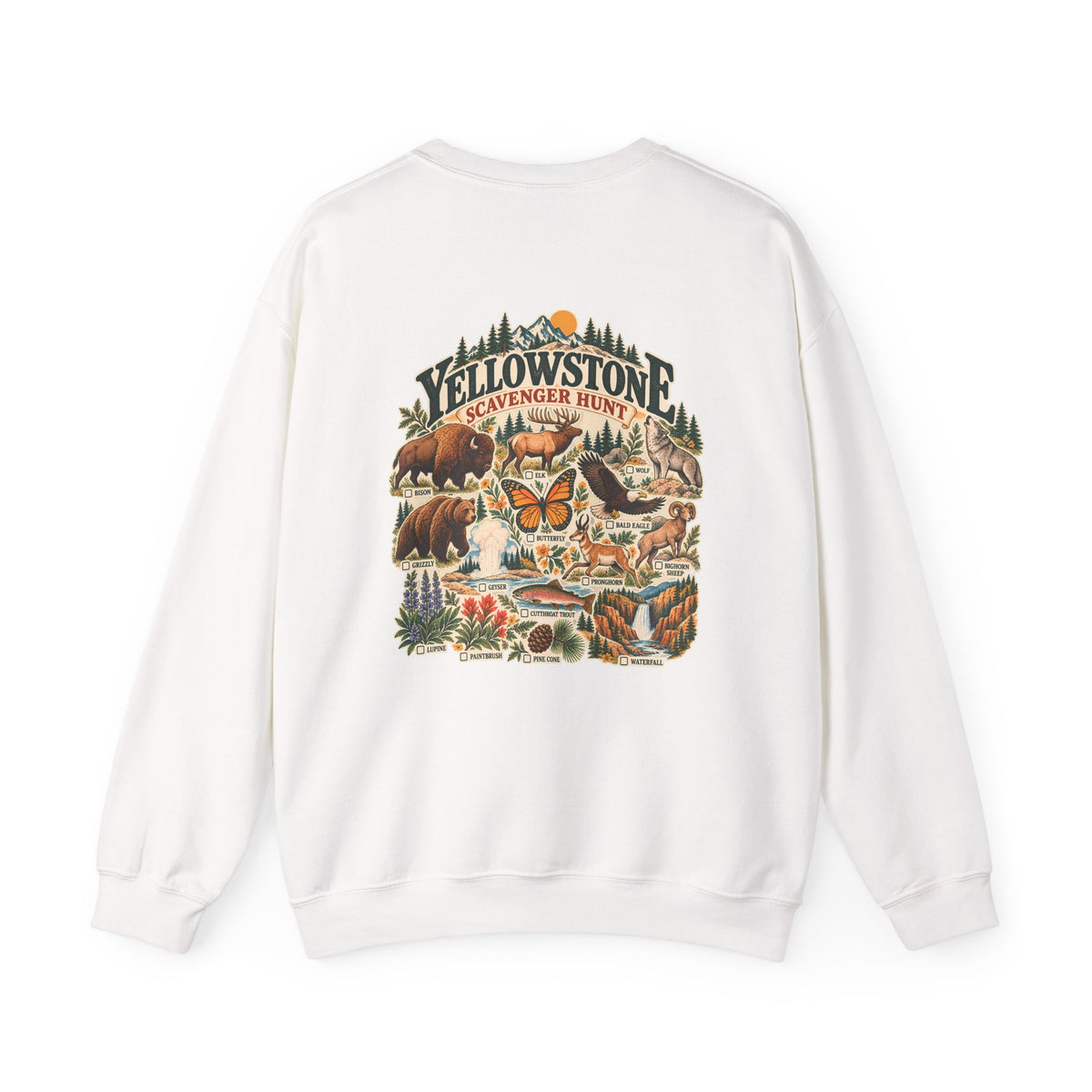 Custom Yellowstone Scavenger Hunt Sweatshirt
