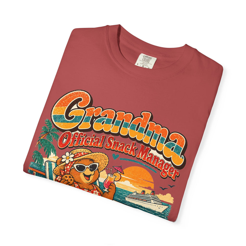 Custom Grandma Snack Manager Cruise Shirt