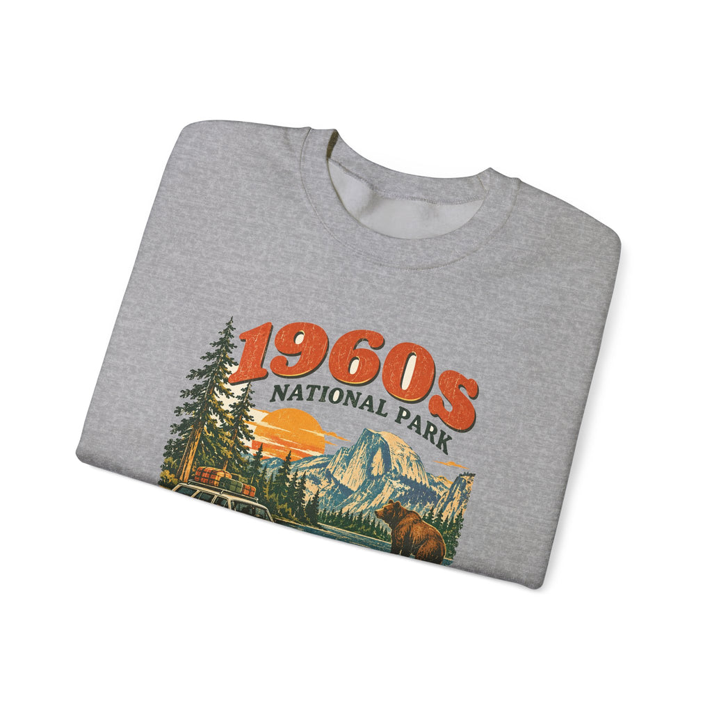 Custom 1960s National Park Family Trip Sweatshirt