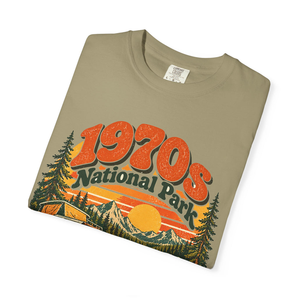 Custom 1970s National Park Family Camping Shirt